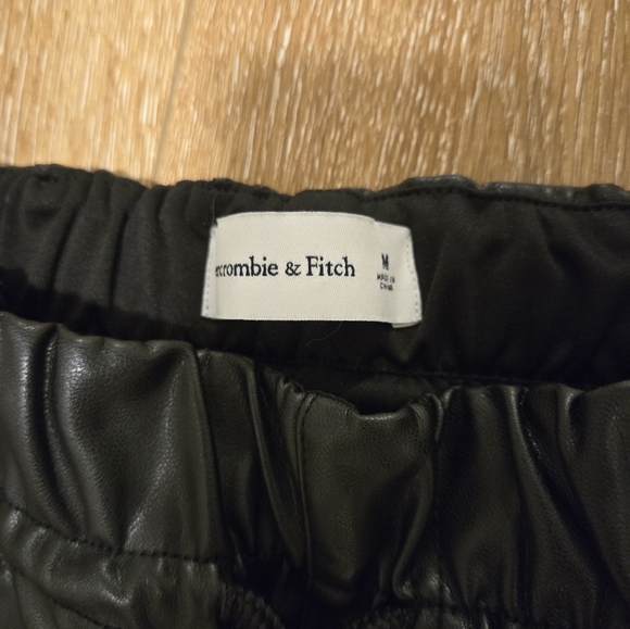 Abercrombie Faux Leather Pants - Picture 3 of 4